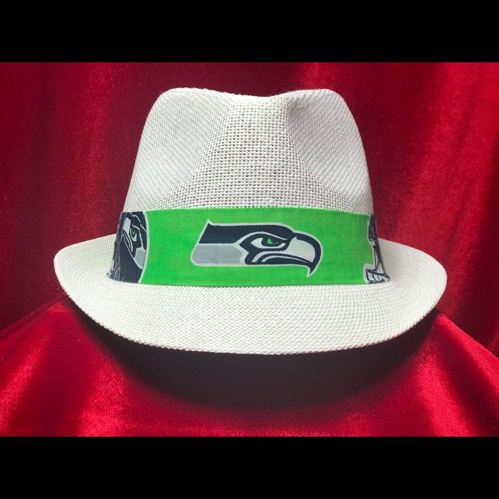 Seattle Seahawks white fedora